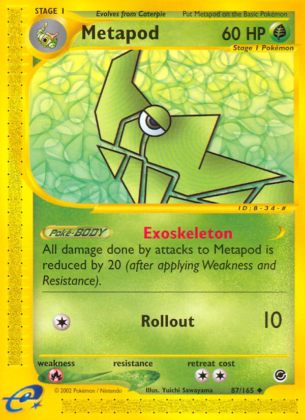 Metapod (87/165) [Expedition: Base Set] | Cracking-Singles