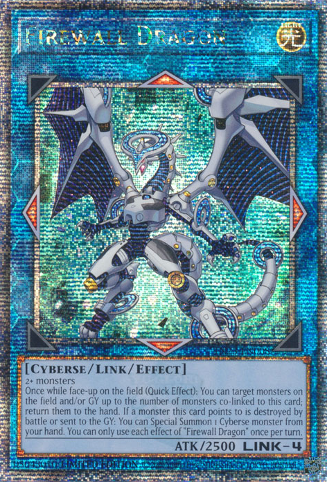 Firewall Dragon [TN23-EN008] Quarter Century Secret Rare | Cracking-Singles