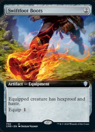 Swiftfoot Boots (Extended Art) [Commander Legends] | Cracking-Singles