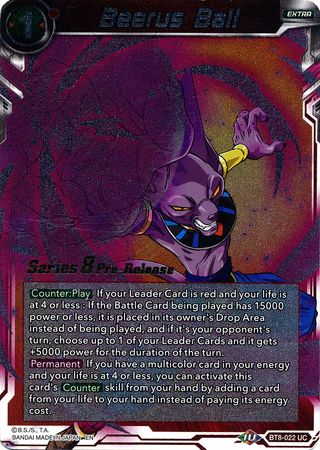 Beerus Ball [BT8-022_PR] | Cracking-Singles