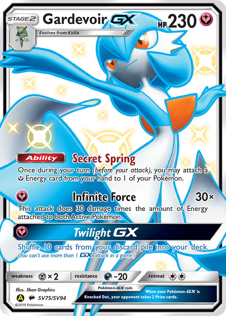 Gardevoir GX (SV75/SV94) [Sun & Moon: Hidden Fates - Shiny Vault] | Cracking-Singles