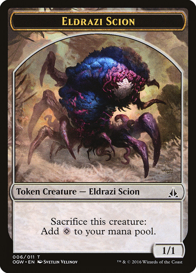 Eldrazi Scion (006/011) [Oath of the Gatewatch Tokens] | Cracking-Singles