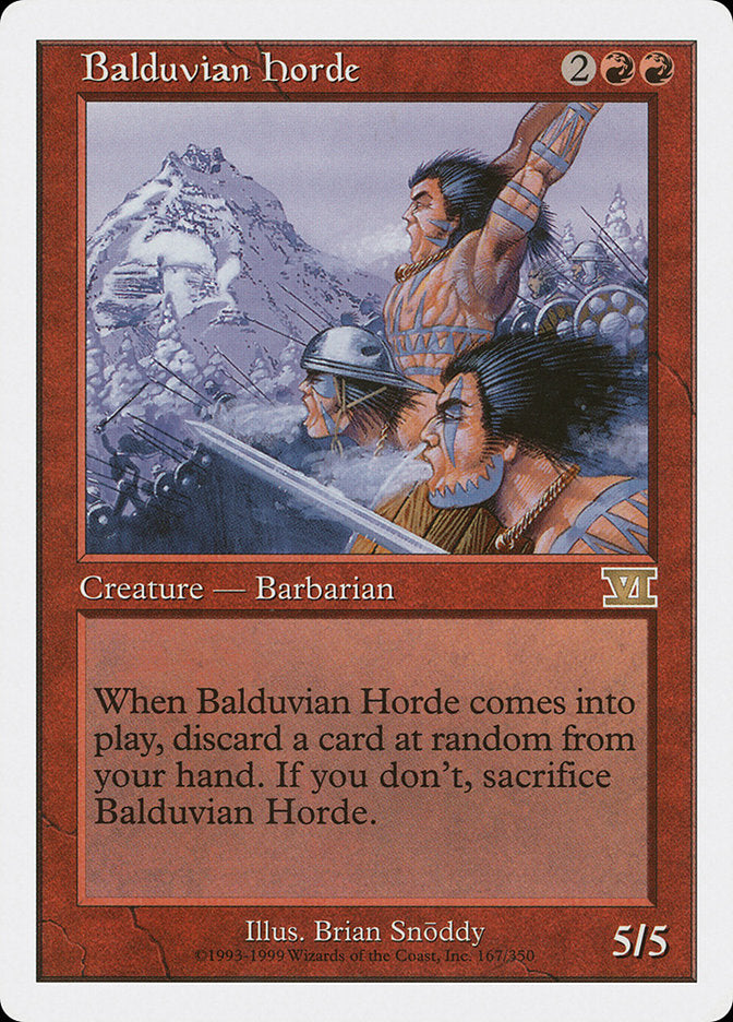 Balduvian Horde [Classic Sixth Edition] | Cracking-Singles