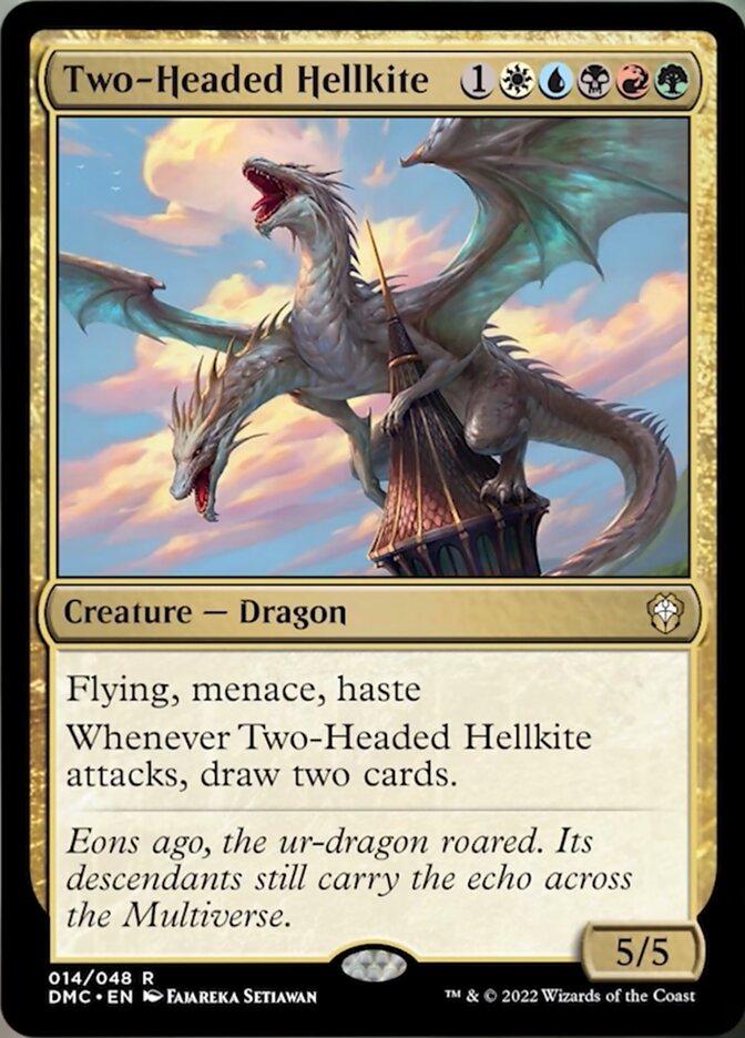 Two-Headed Hellkite [Dominaria United Commander] | Cracking-Singles