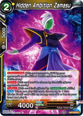 Hidden Ambition Zamasu [BT7-093] | Cracking-Singles