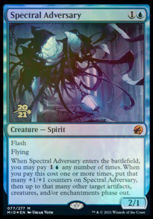 Spectral Adversary [Innistrad: Midnight Hunt Prerelease Promos] | Cracking-Singles