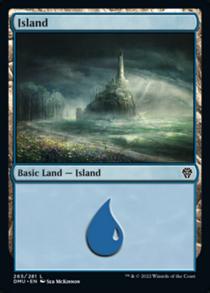 Island (265) [Dominaria United] | Cracking-Singles