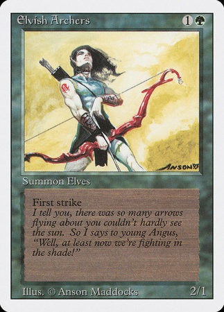 Elvish Archers [Revised Edition] | Cracking-Singles