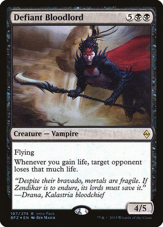 Defiant Bloodlord [Battle for Zendikar Promos] | Cracking-Singles