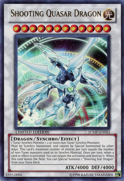 Shooting Quasar Dragon [JUMP-EN055] Ultra Rare | Cracking-Singles