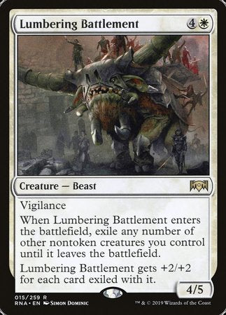 Lumbering Battlement [Ravnica Allegiance] | Cracking-Singles