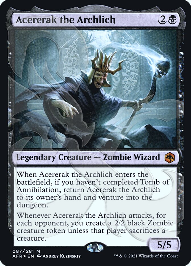 Acererak the Archlich (Ampersand Promo) [Dungeons & Dragons: Adventures in the Forgotten Realms Promos] | Cracking-Singles