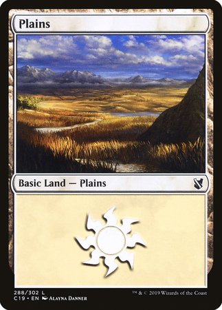 Plains (288) [Commander 2019] | Cracking-Singles