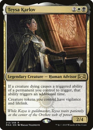 Teysa Karlov [Ravnica Allegiance Promos] | Cracking-Singles