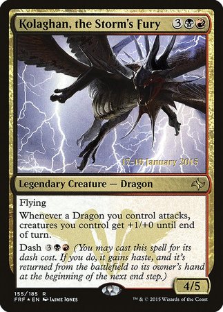 Kolaghan, the Storm's Fury [Fate Reforged Promos] | Cracking-Singles