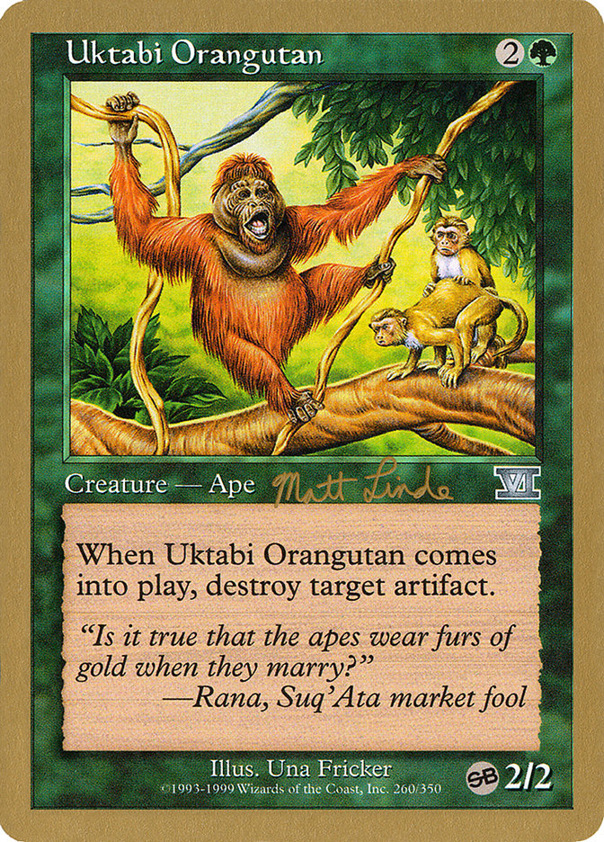 Uktabi Orangutan (Matt Linde) (SB) [World Championship Decks 1999] | Cracking-Singles