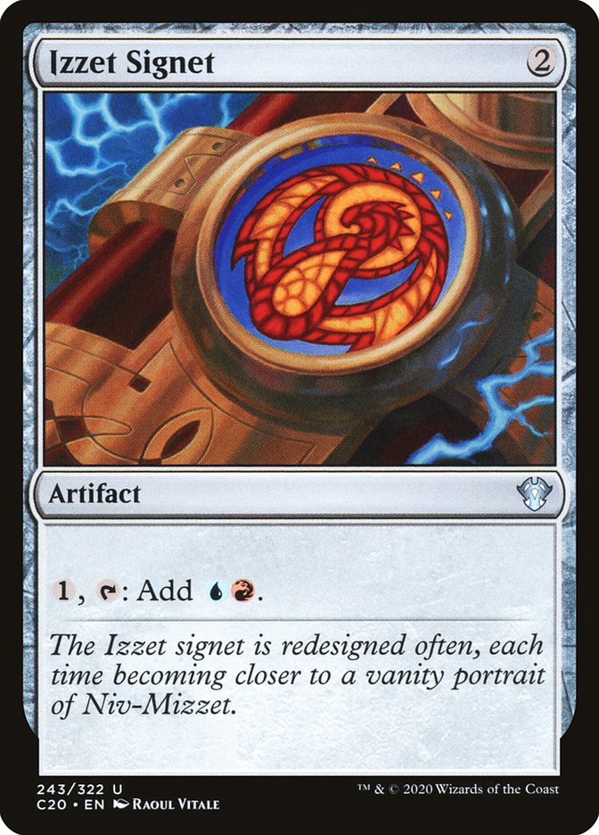 Izzet Signet [Commander 2020] | Cracking-Singles