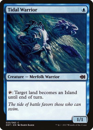 Tidal Warrior [Duel Decks: Merfolk vs. Goblins] | Cracking-Singles