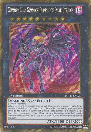 Number C40: Gimmick Puppet of Dark Strings [PGLD-EN020] Gold Secret Rare | Cracking-Singles