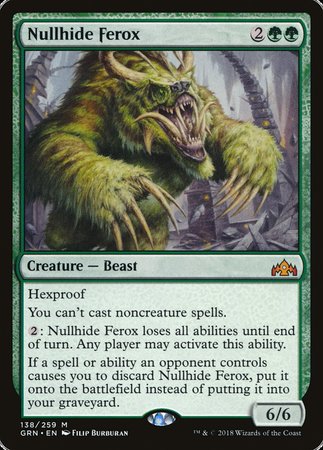 Nullhide Ferox [Guilds of Ravnica] | Cracking-Singles