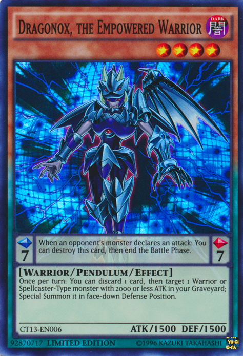 Dragonox, the Empowered Warrior [CT13-EN006] Super Rare | Cracking-Singles