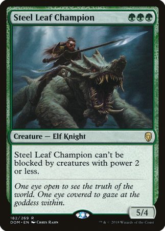 Steel Leaf Champion [Dominaria] | Cracking-Singles