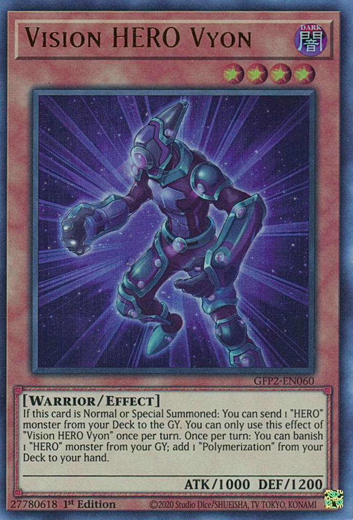 Vision HERO Vyon [GFP2-EN060] Ultra Rare | Cracking-Singles