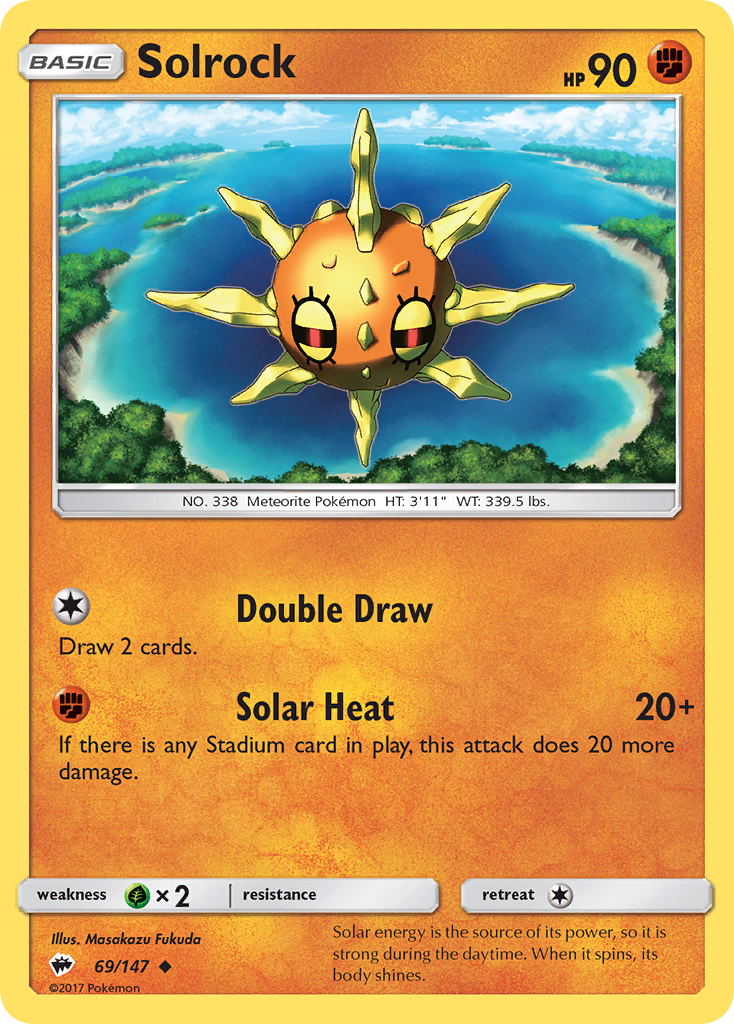 Solrock (69/147) [Sun & Moon: Burning Shadows] | Cracking-Singles