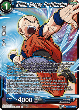 Krillin, Energy Fortification (Common) [BT13-043] | Cracking-Singles