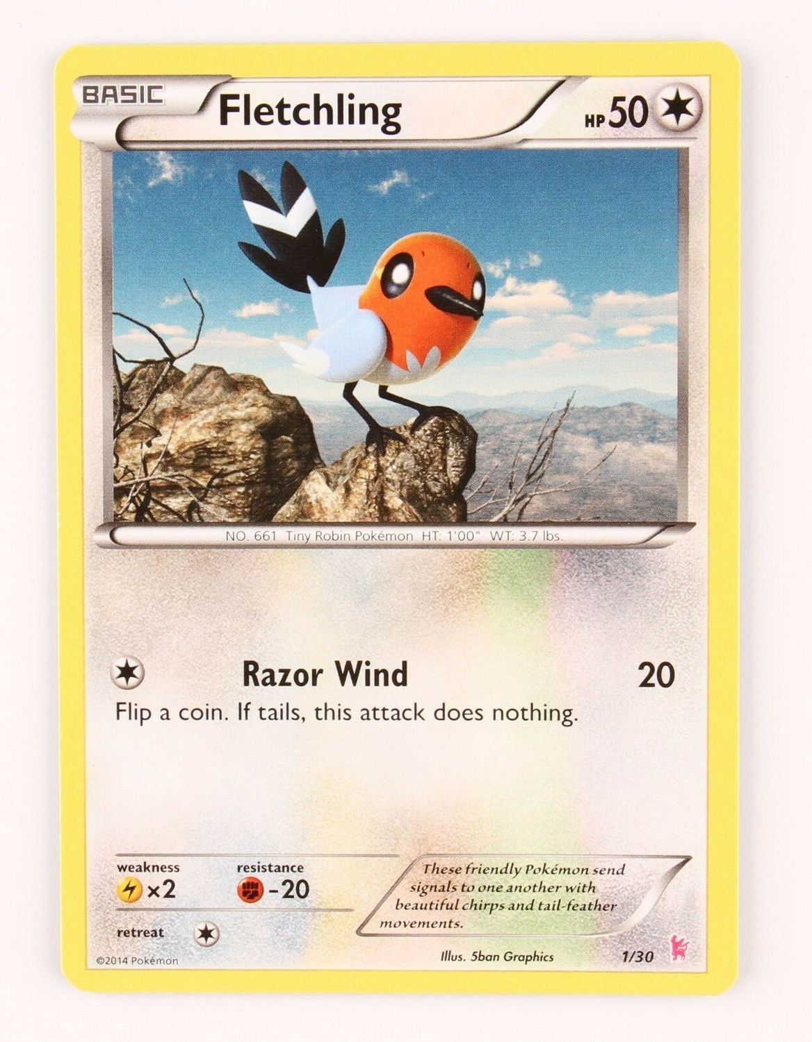 Fletchling (1/30) [XY: Trainer Kit - Sylveon] | Cracking-Singles