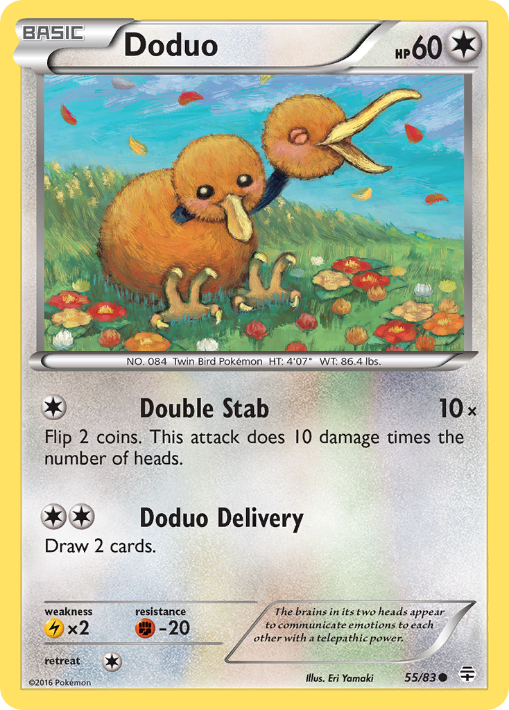 Doduo (55/83) [XY: Generations] | Cracking-Singles