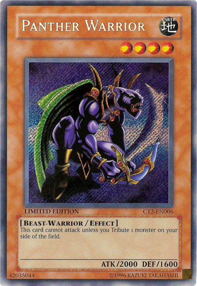 Panther Warrior [CT2-EN006] Secret Rare | Cracking-Singles