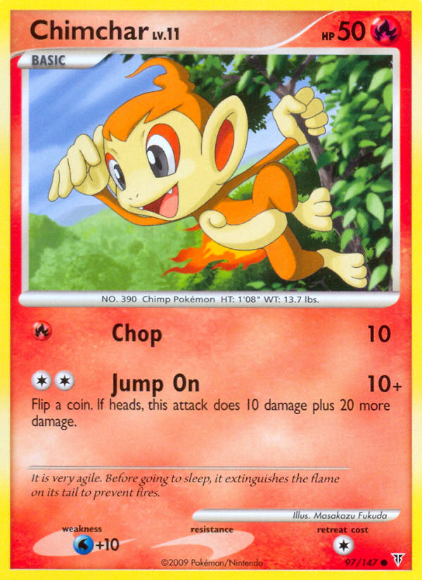 Chimchar (97/147) [Platinum: Supreme Victors] | Cracking-Singles