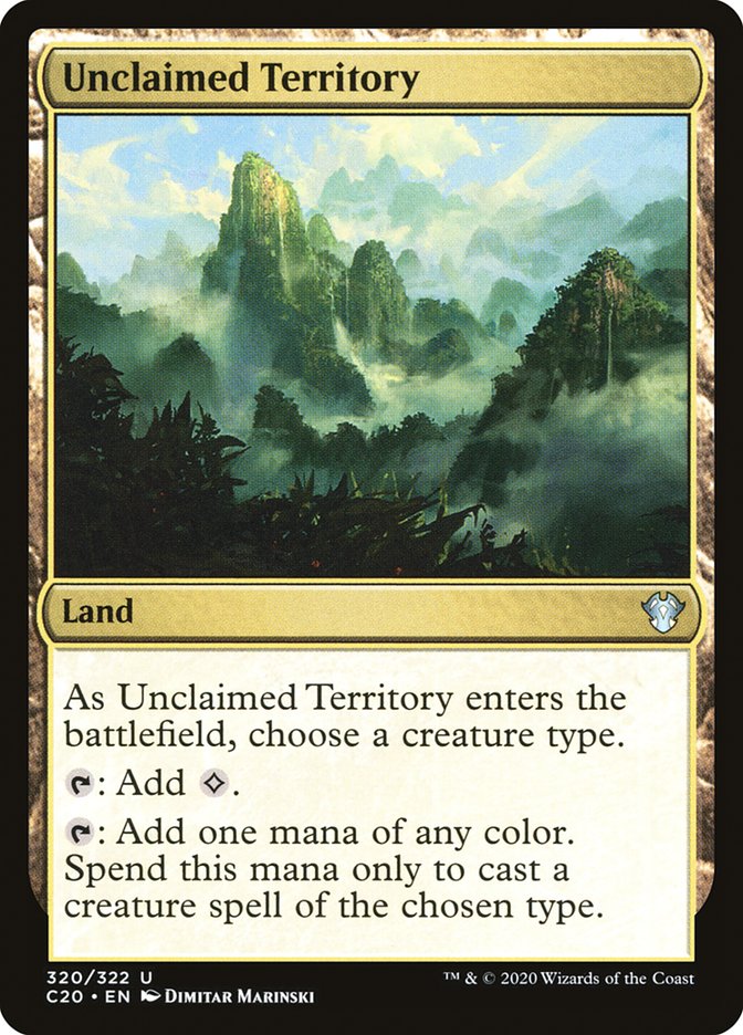 Unclaimed Territory [Commander 2020] | Cracking-Singles