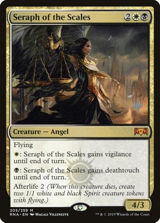 Seraph of the Scales [Ravnica Allegiance Promos] | Cracking-Singles