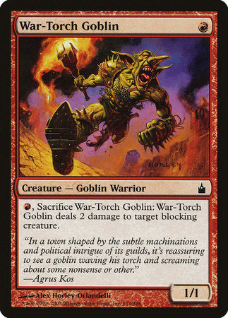 War-Torch Goblin [Ravnica: City of Guilds] | Cracking-Singles