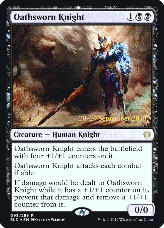 Oathsworn Knight  [Throne of Eldraine Prerelease Promos] | Cracking-Singles