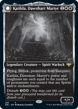 Katilda, Dawnhart Martyr // Katilda's Rising Dawn [Innistrad: Double Feature] | Cracking-Singles