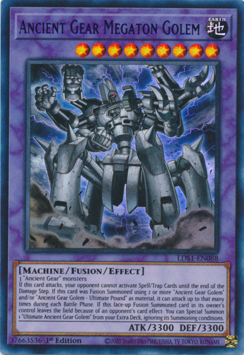 Ancient Gear Megaton Golem (Purple) [LDS1-EN088] Ultra Rare | Cracking-Singles