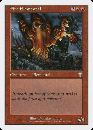 Fire Elemental [Seventh Edition] | Cracking-Singles