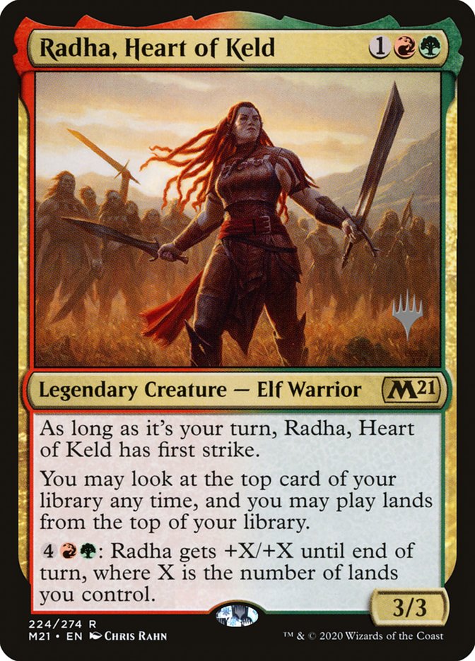 Radha, Heart of Keld (Promo Pack) [Core Set 2021 Promos] | Cracking-Singles