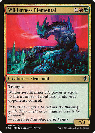 Wilderness Elemental [Commander 2016] | Cracking-Singles