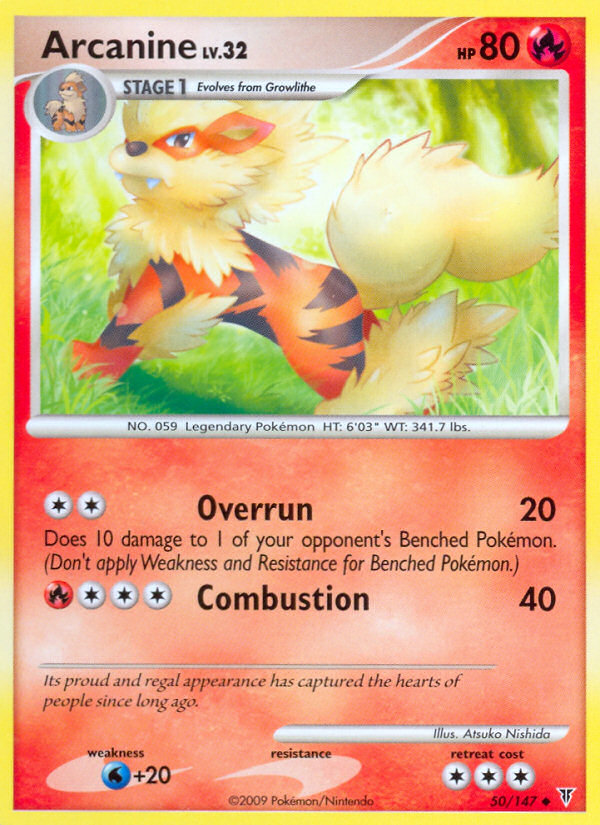 Arcanine (50/147) [Platinum: Supreme Victors] | Cracking-Singles