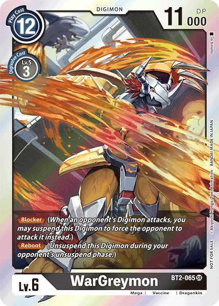 WarGreymon [BT2-065] (Alternative Art - Box Topper) [Classic Collection] | Cracking-Singles