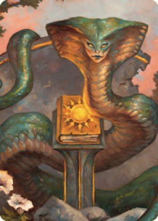 Guardian Naga Art Card [Commander Legends: Battle for Baldur's Gate Art Series] | Cracking-Singles