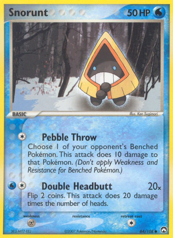 Snorunt (64/108) [EX: Power Keepers] | Cracking-Singles