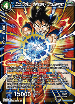 Son Goku, Calamity Challenger (BT14-037) [Cross Spirits] | Cracking-Singles