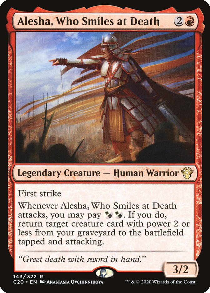 Alesha, Who Smiles at Death [Commander 2020] | Cracking-Singles