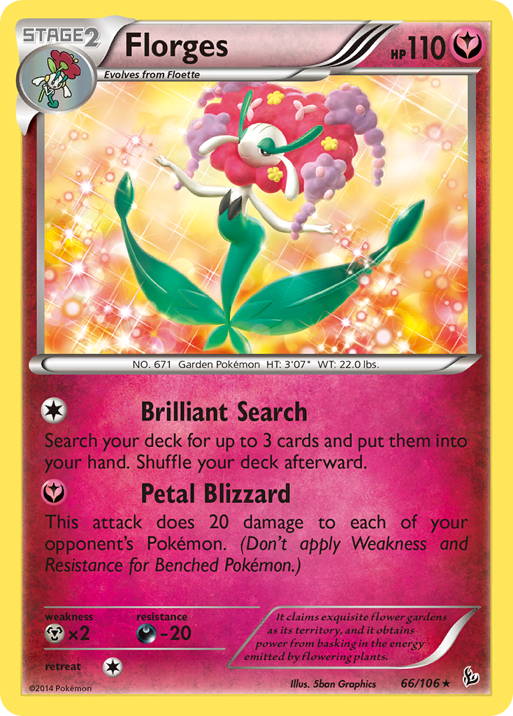 Florges (66/106) [XY: Flashfire] | Cracking-Singles