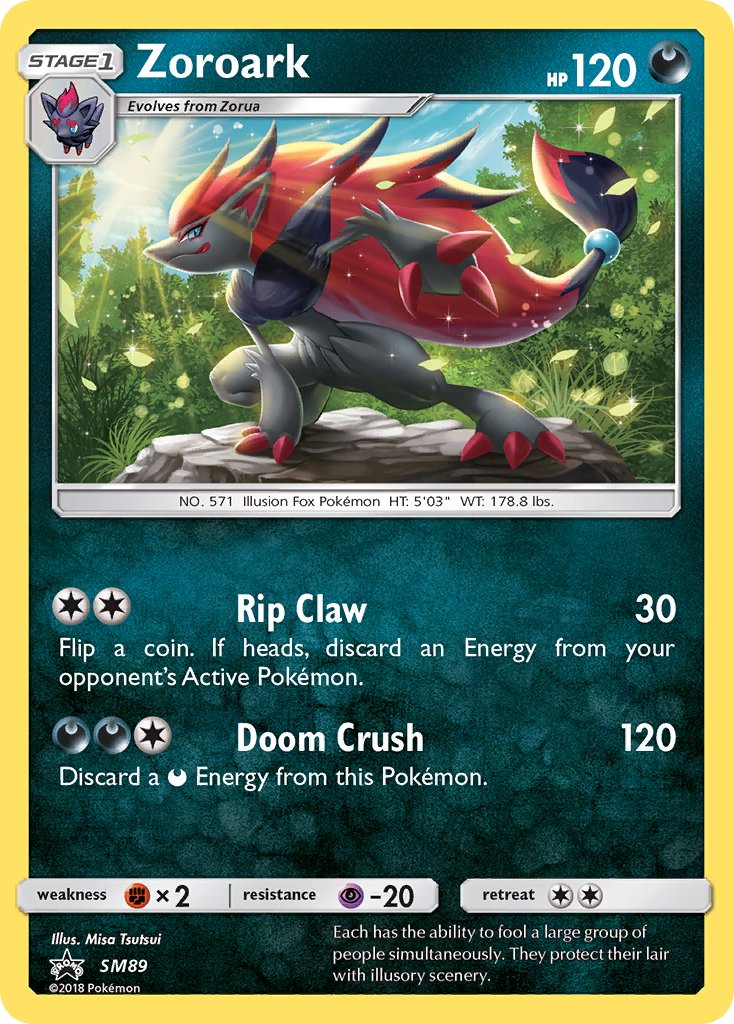 Zoroark (SM89) [Sun & Moon: Black Star Promos] | Cracking-Singles